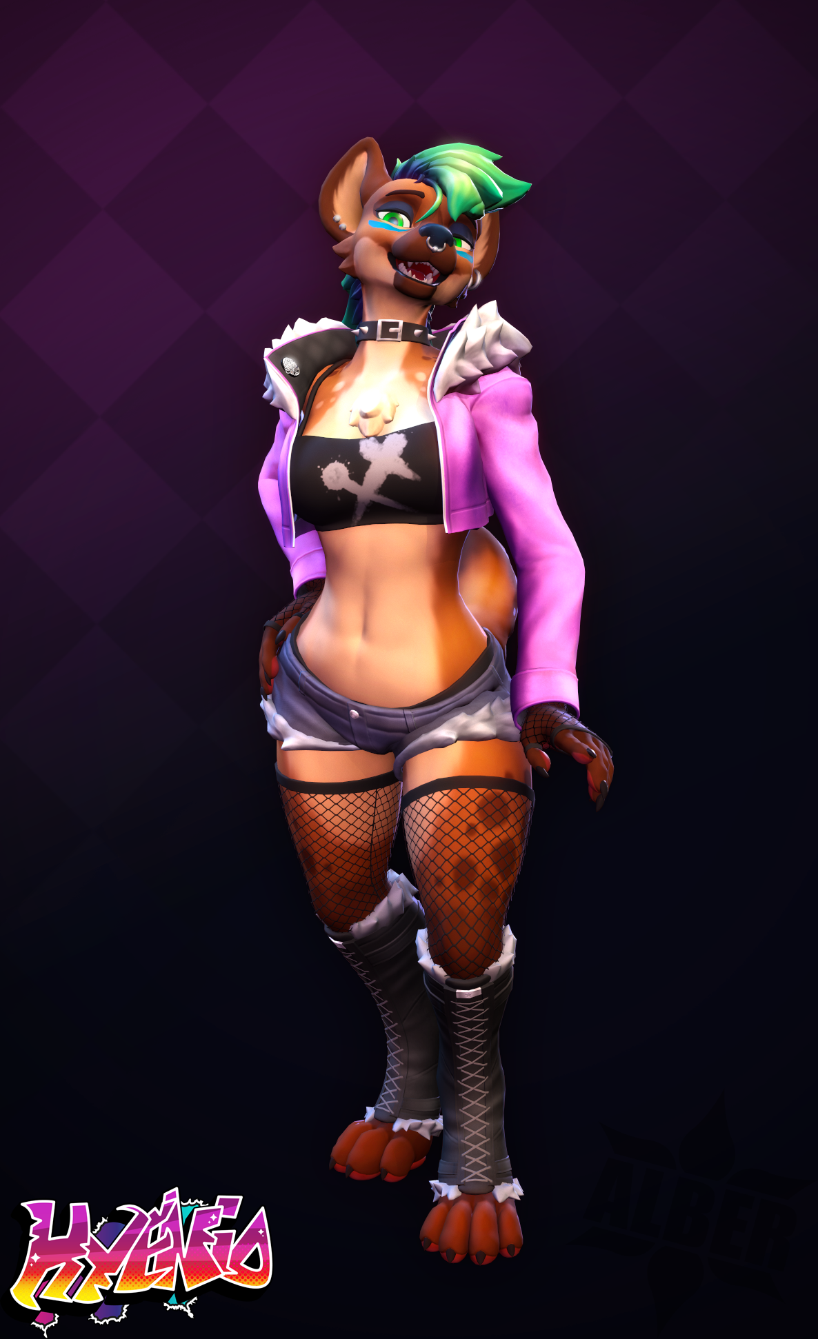 Hyenid VRChat Avatar by alber