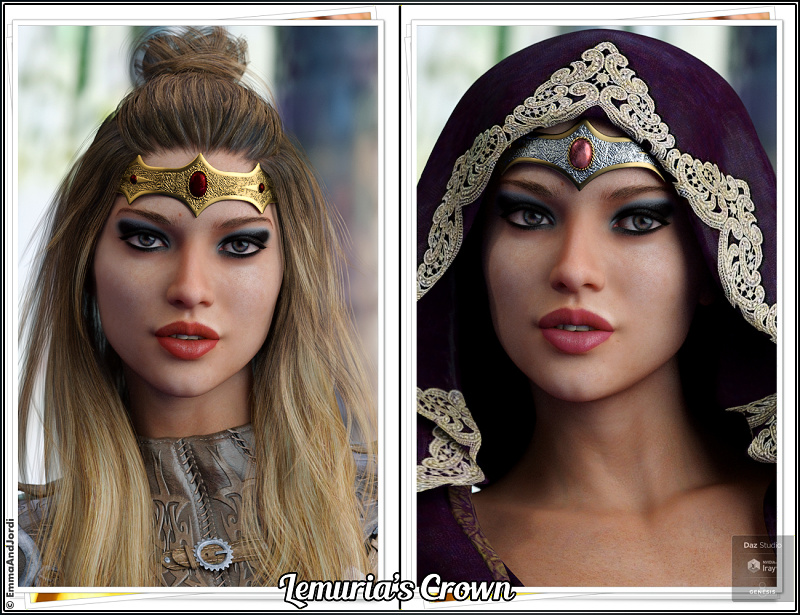 EJ Tiara Collection For Genesis 8 Females(s)