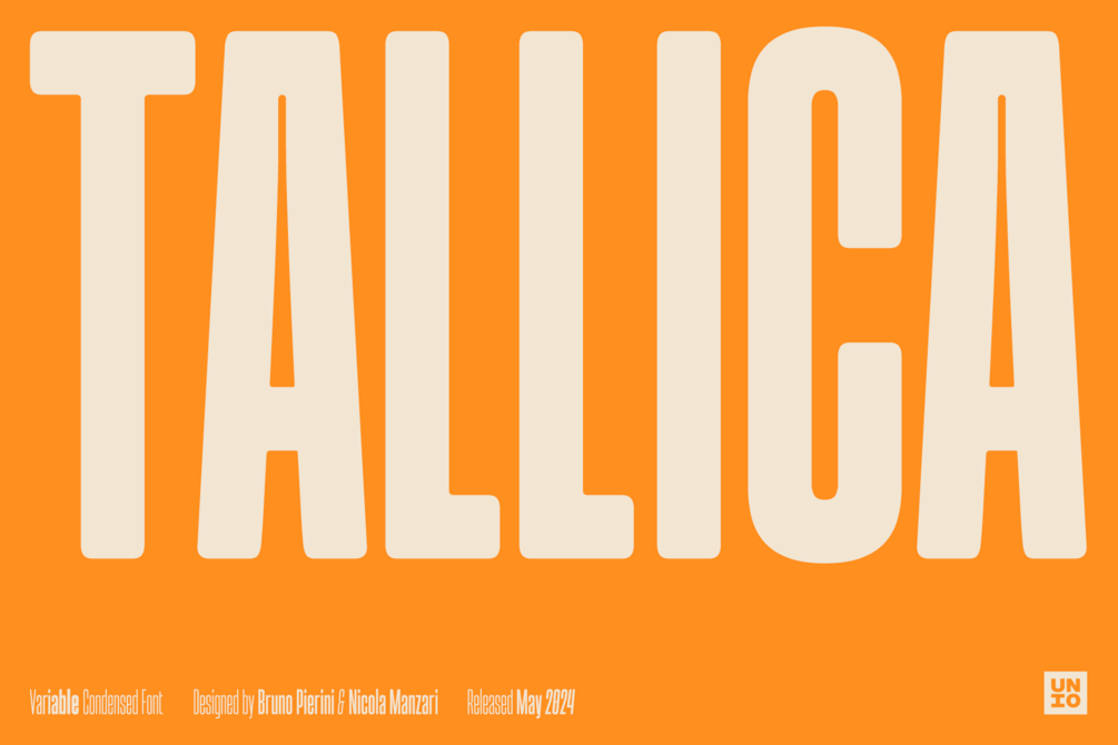 Tallica variable typeface