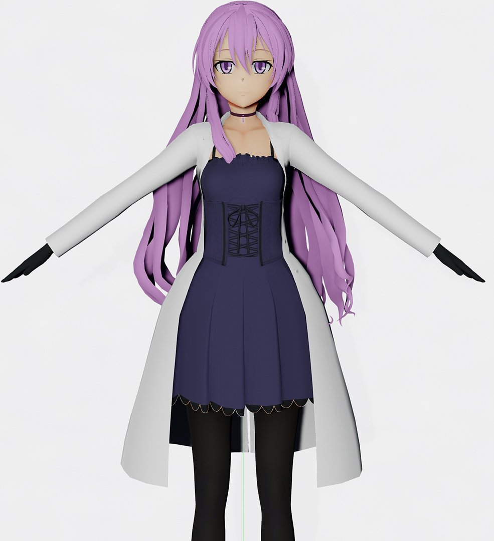 Mmd Model Dl Ibarada Ena Science Fell In Love 6430