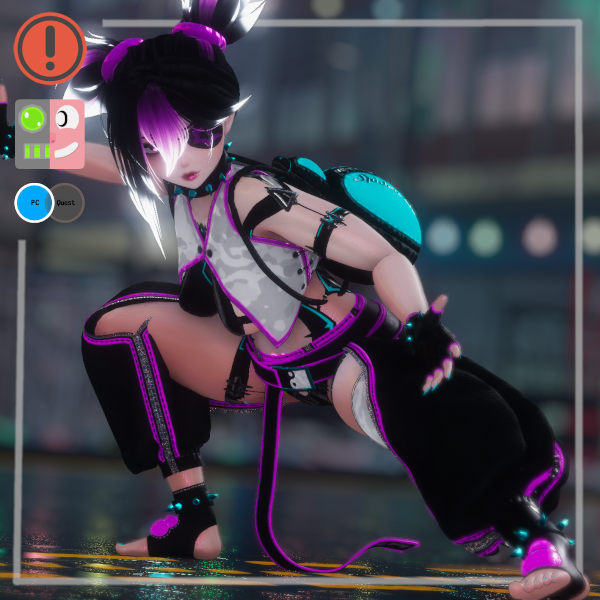 Yuuna the Brawler (UE Face/Eye Tracking) (Female/Femboy) (VRCfury) (Physbones) PC Only