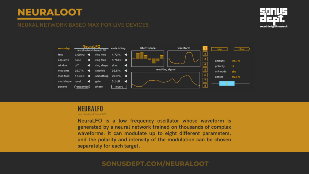 Neuraloot  Neural network based Max for Live devices