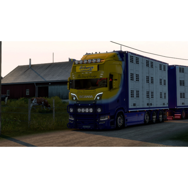 ETS2 Mod Scania Fribergs Djurtransport AB by ETS2 Mods
