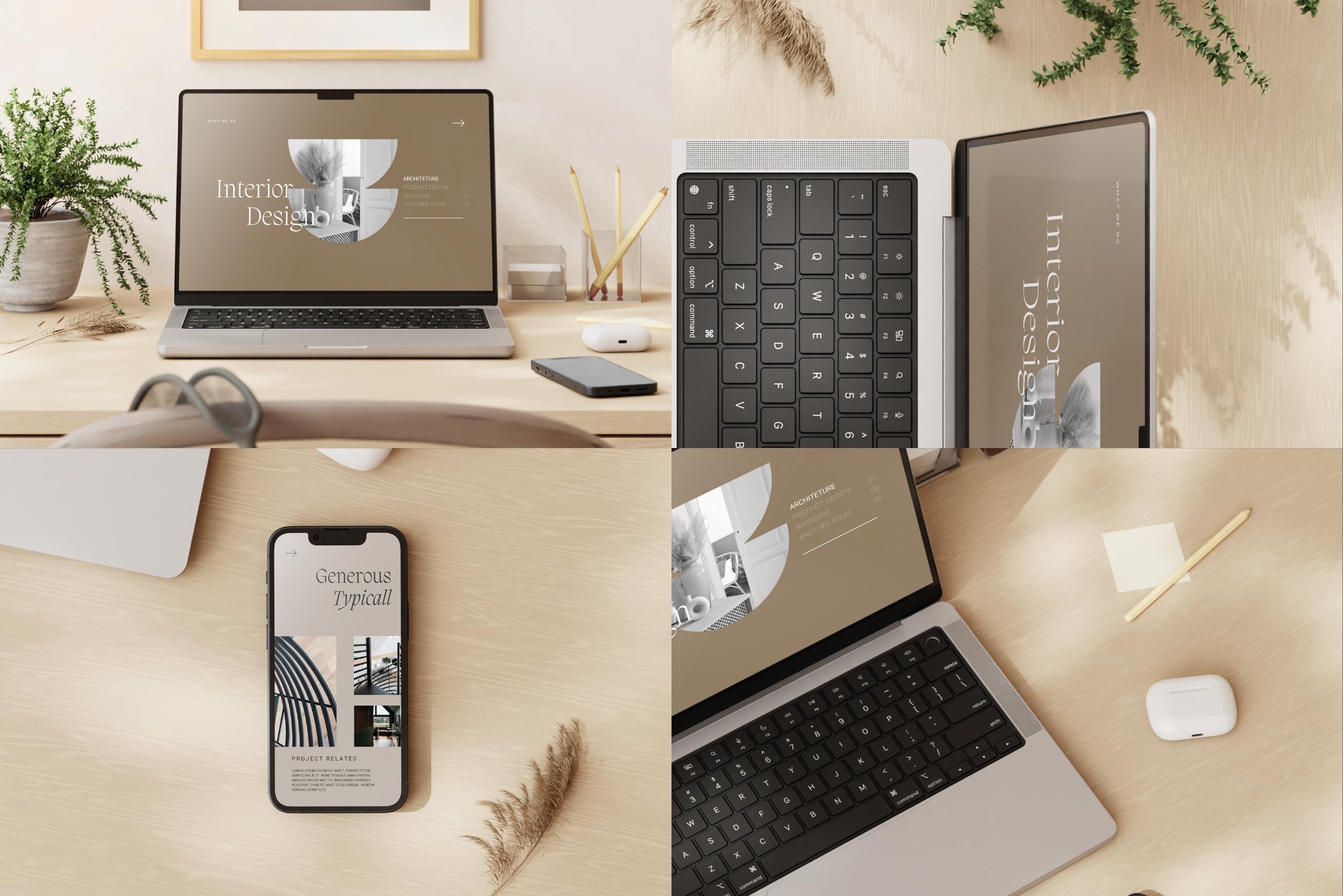 [FREEBIES] Elora - Minimal Office Photo & Mockup