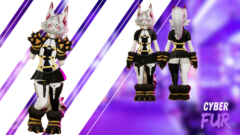 Cyber Fur Novabeast showcase render 1