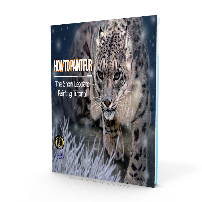 How To Paint Fur - Step by Step Painting Tutorial Of The Snow Leopard