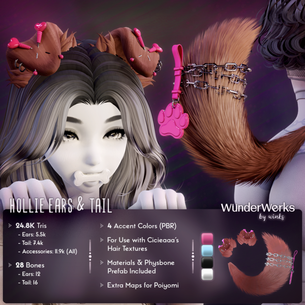 Hollie Ears & Tail by JinxieWinks