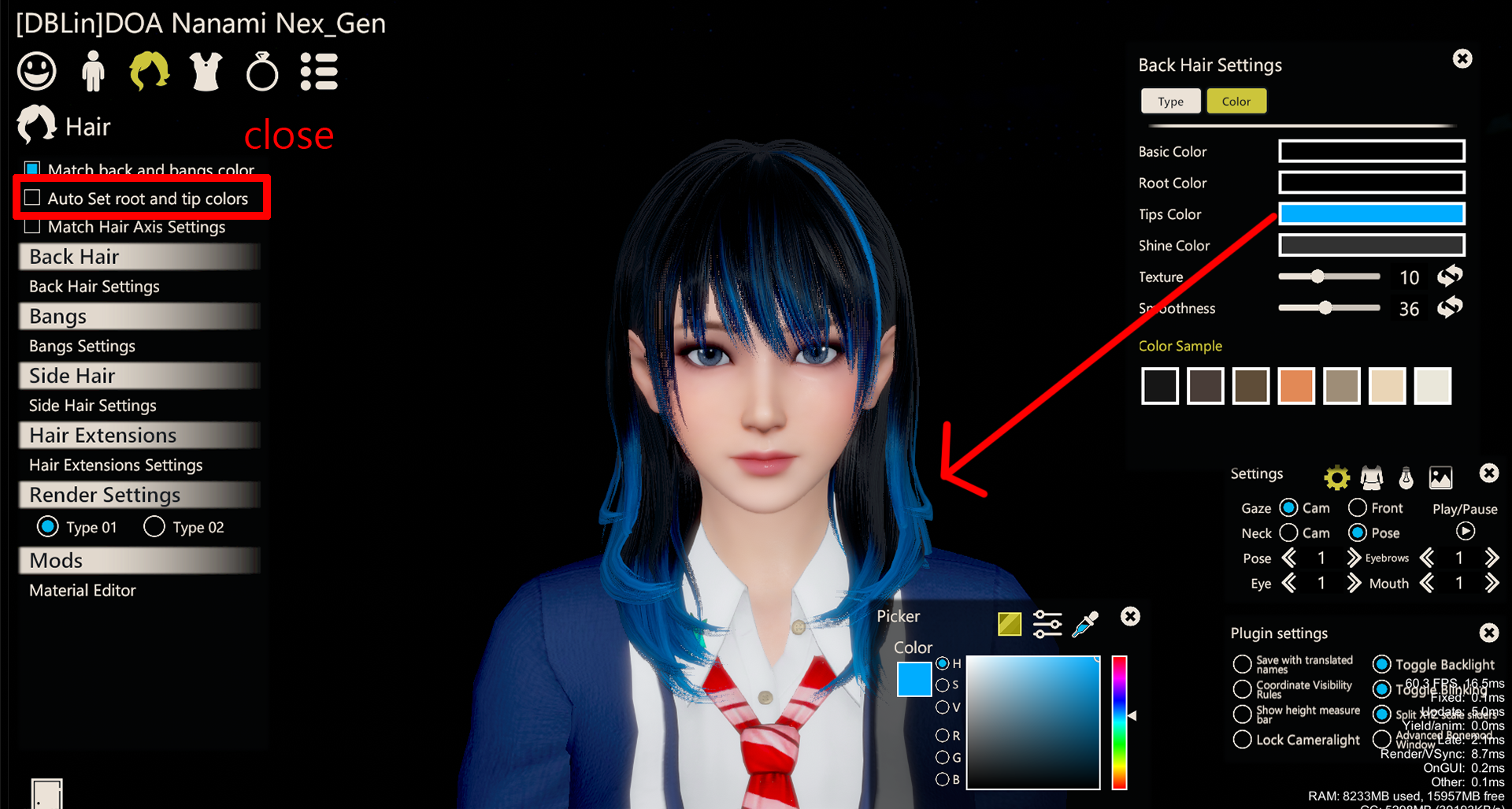  dblin doaxvv nanami head mod