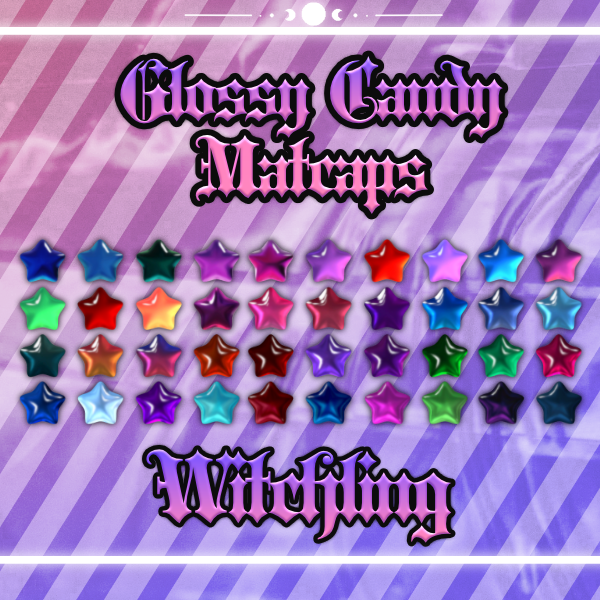 Glossy Candy Matcap Pack