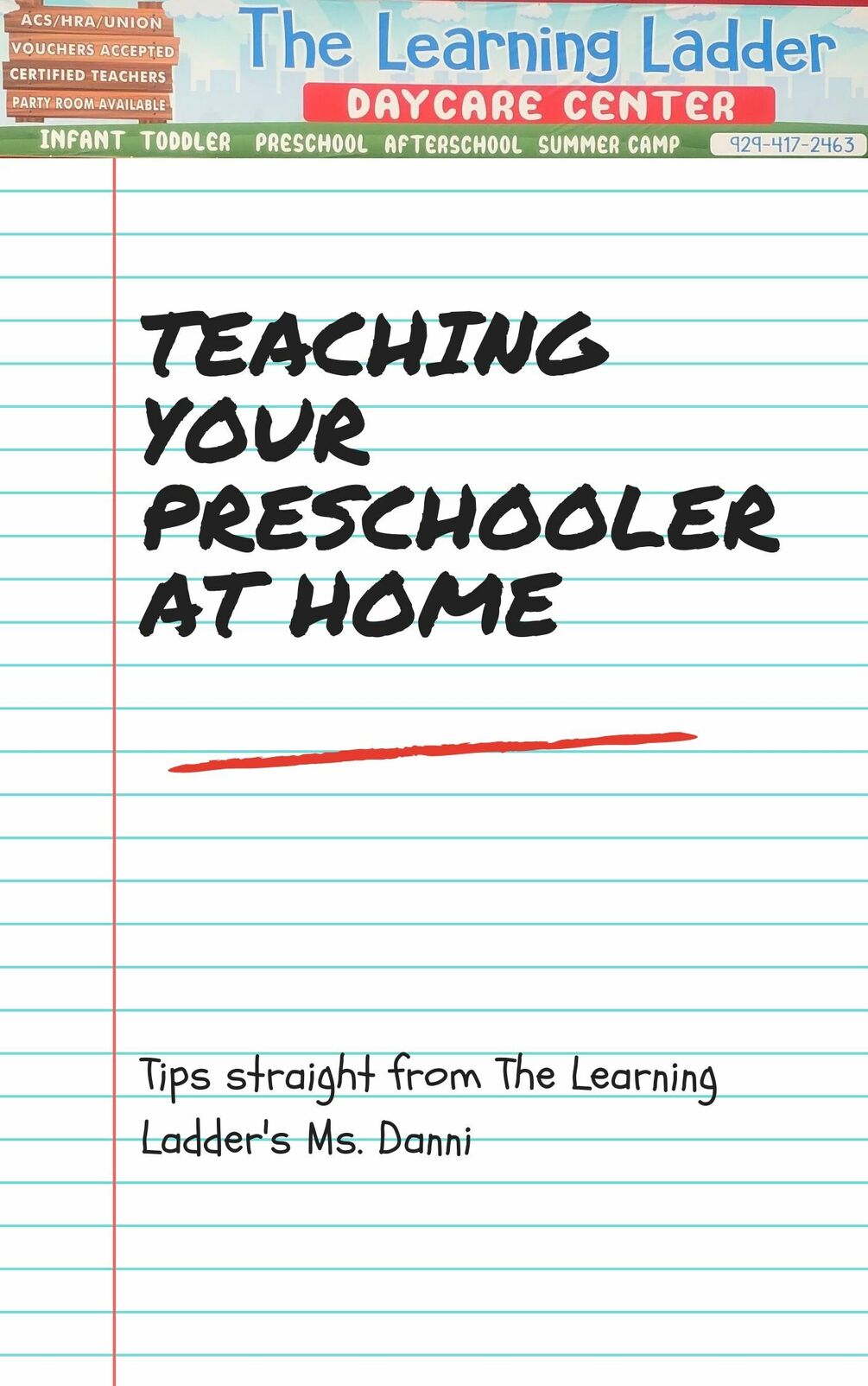 Teaching your preschooler at home