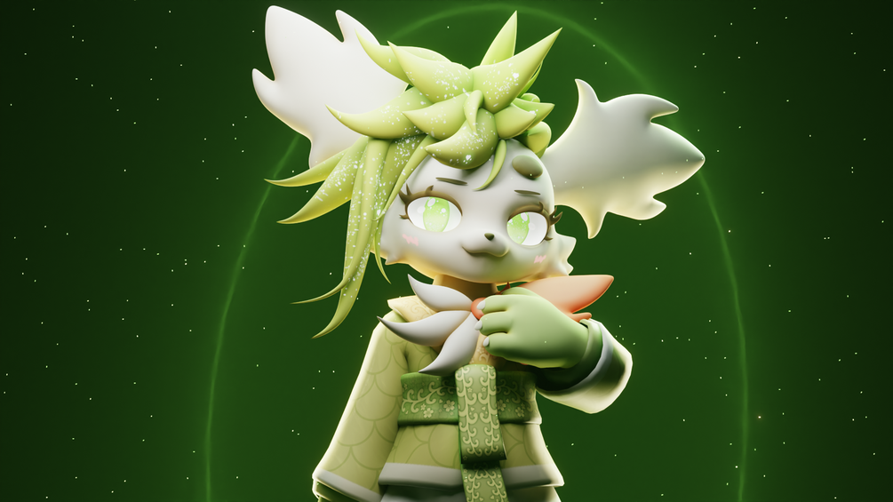 LF - Flora - Kemono Shaymin (Furry VRChat Avatar Base) [FOUND!~ BY ...