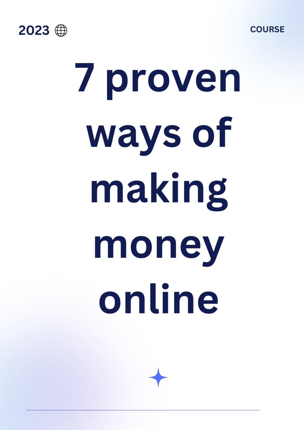 7 proven ways of making money online