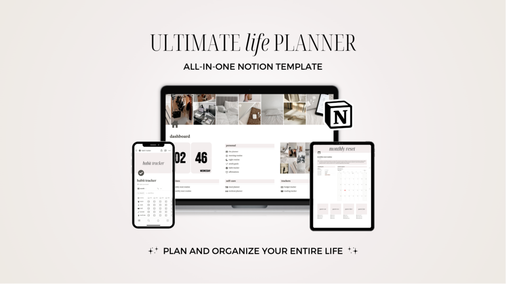 Ultimate All In One Life Planner