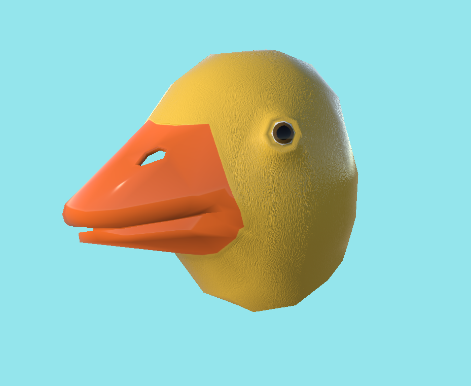 Rubber discount duck head