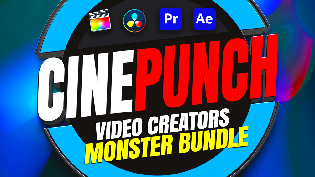  NEW CINEPUNCH Monster Bundle Premiere Pro After Effects Final