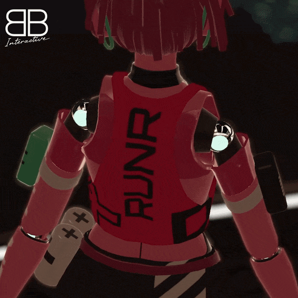 [Original 3D Model] ASPEN Runner Robot Girl Avatar for VRChat