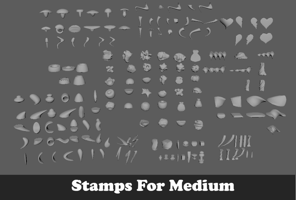 150+ Stamps for Adobe/Oculus Medium Pack01