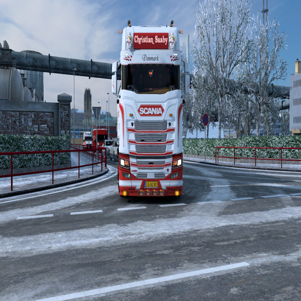 Scania S/R Christian Saaby+krone trailer skin by Evb Skin Customs