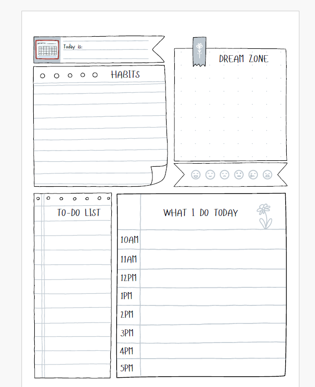 Daily Calm Planner Preview