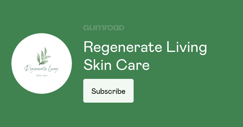 Regenerate Living Skin Care