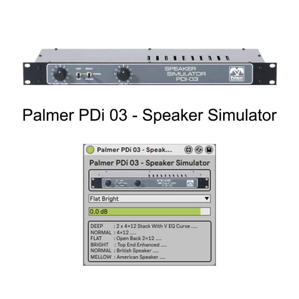 Palmer PDi 03 - Speaker Simulator