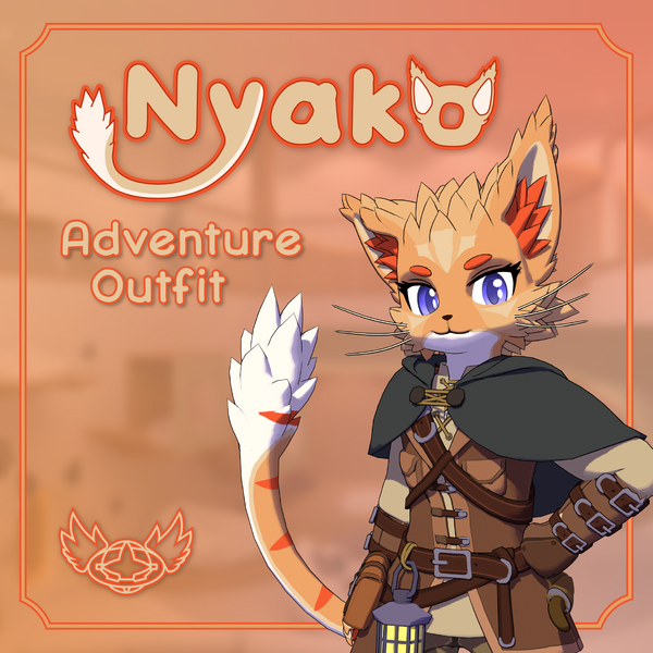 Adventurer Outfit for Nyako | VRChat Clothing Addon