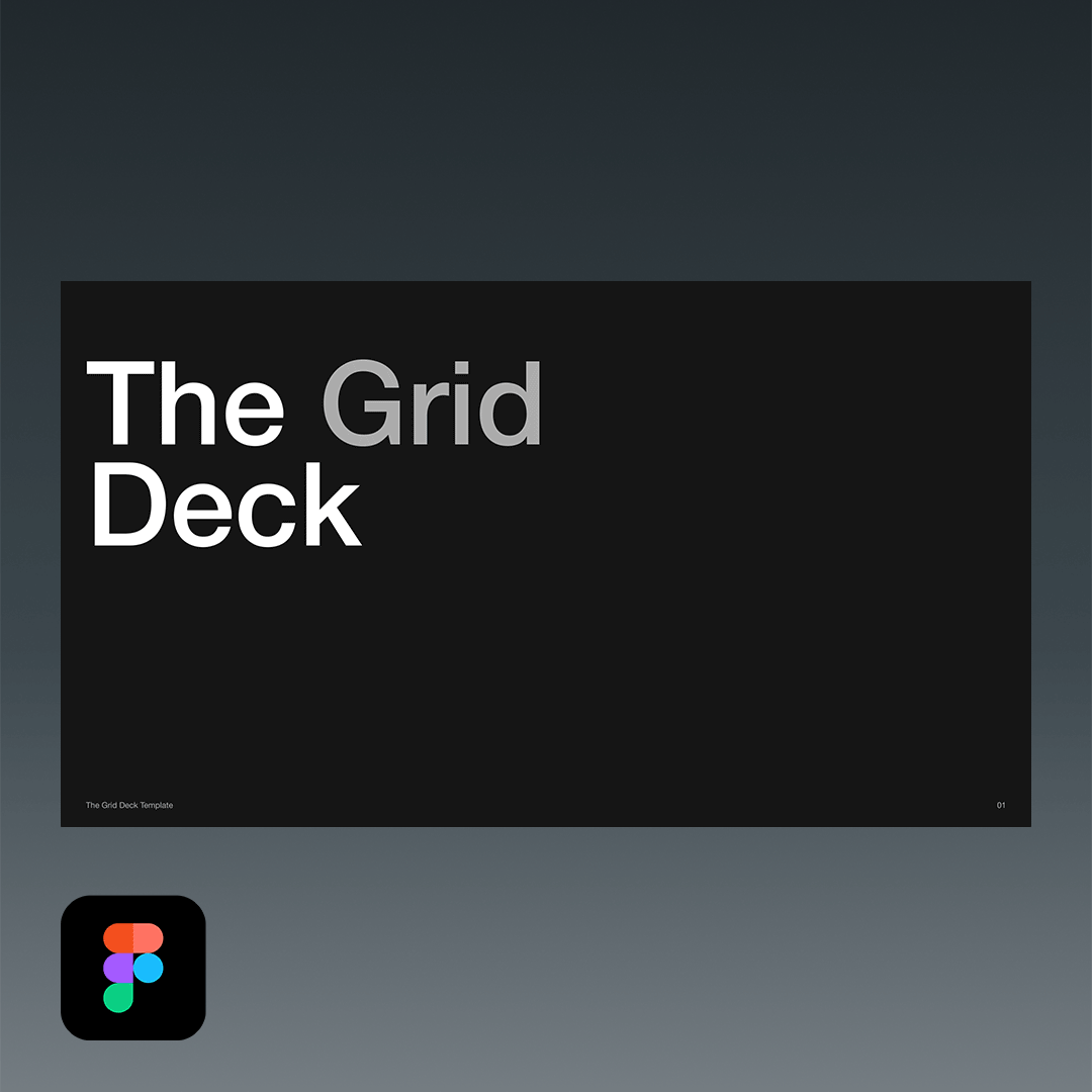 🏁 The Grid Deck Template Figma & Figma Slides