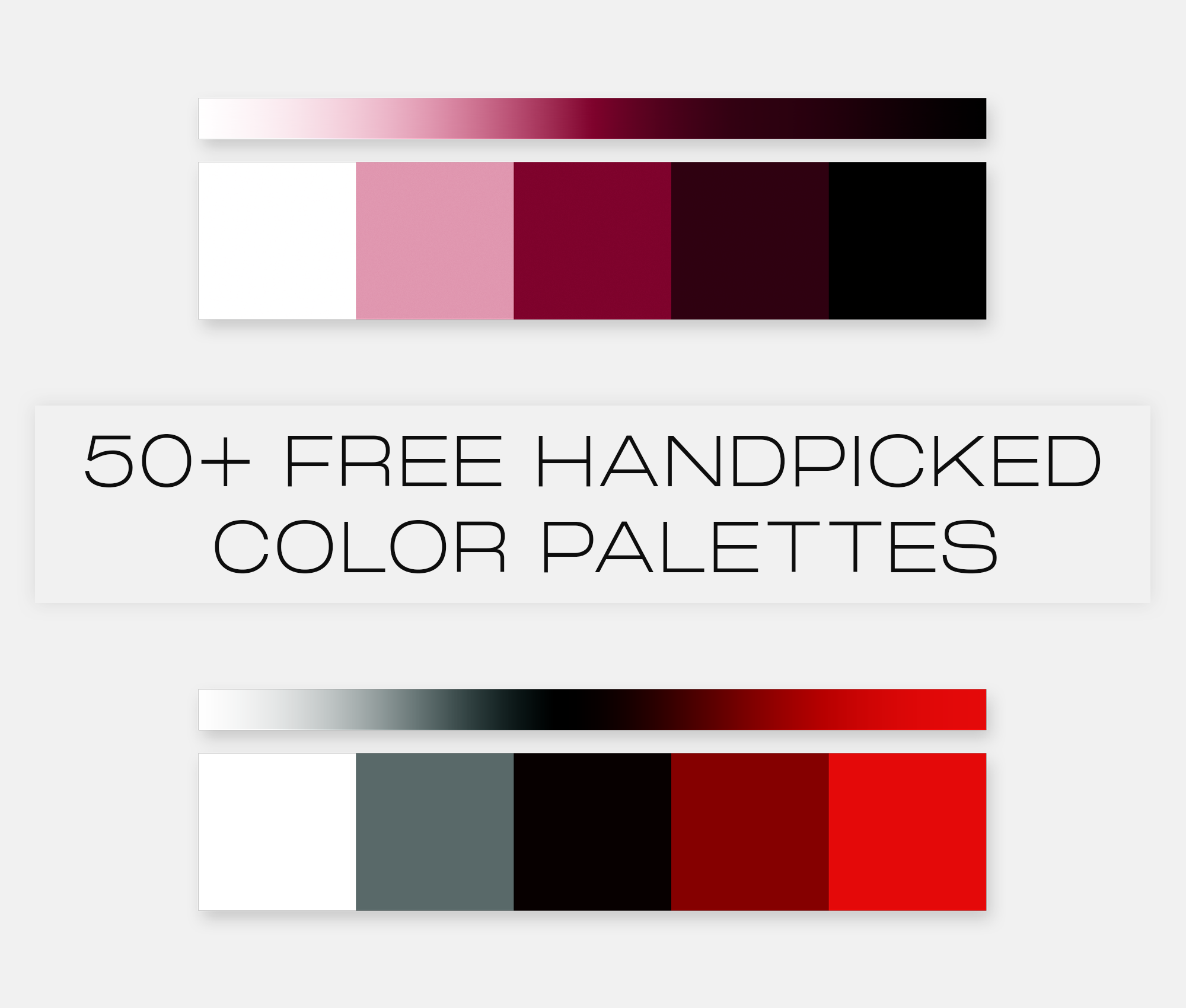 50+ FREE Handpicked Color Palettes