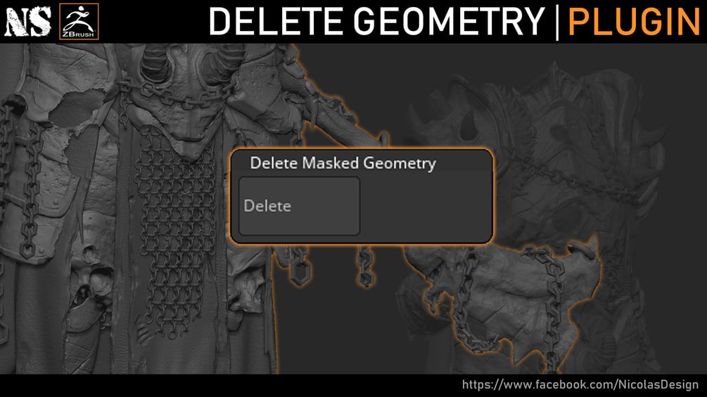 how to delete masked points in zbrush