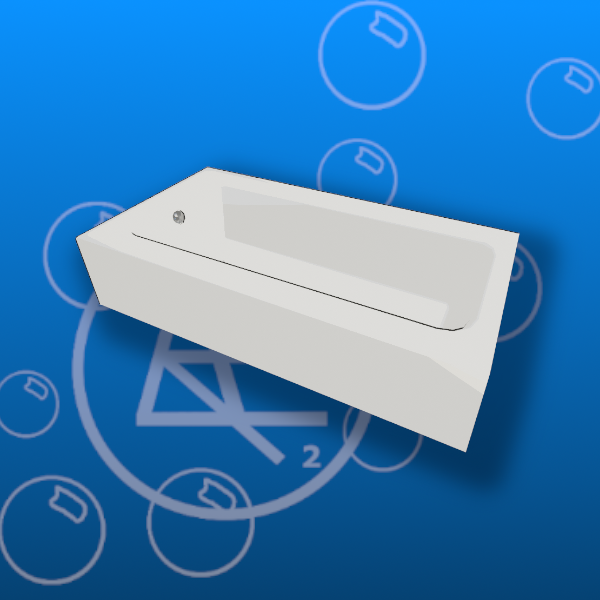 Free Stylized Bathtub Prefab