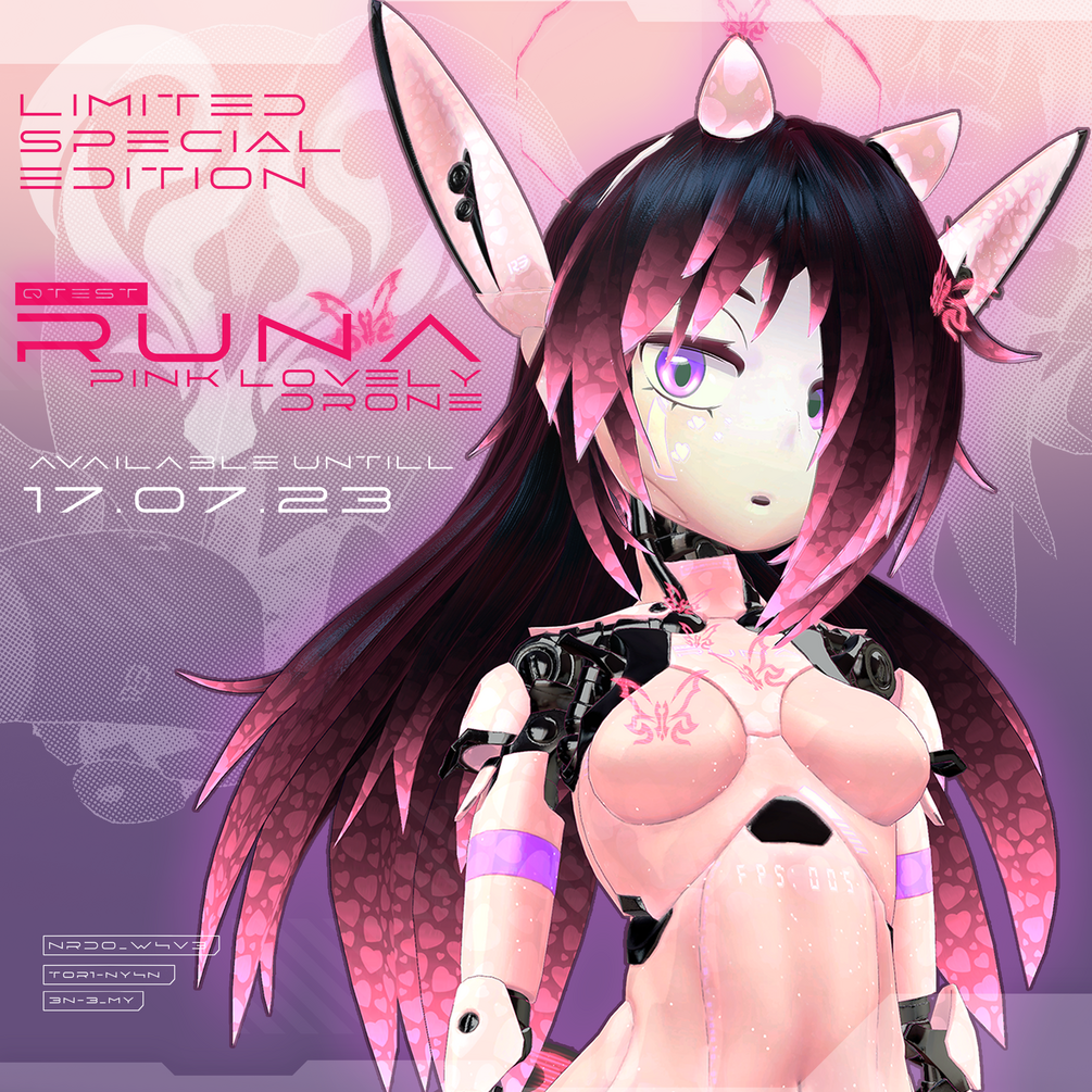 VRC][LIMITED] Runa Special Edition - Pink Lovely Drone