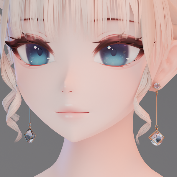 Long Diamond Earrings