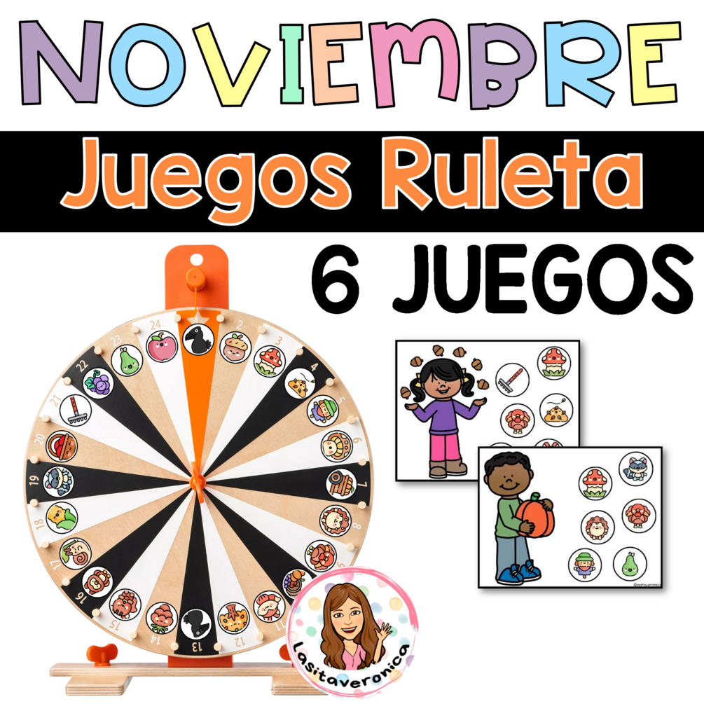 Juegos Otoño. Ruleta Ikea / Autumn games. Fall. Spinning wheel (Ikea)