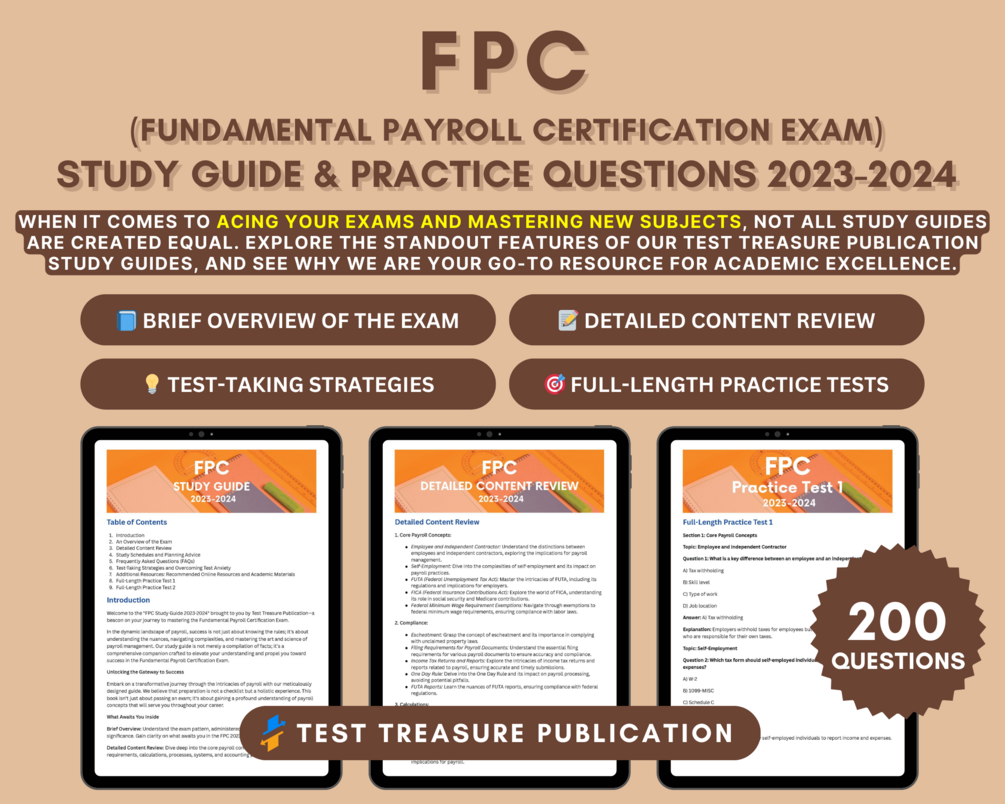 FPC Exam Study Guide 2023 2024: In Depth Content Review Practice Test