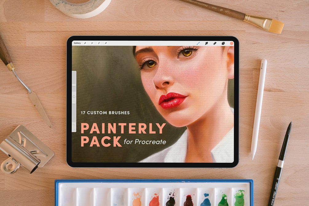 Painterly Pack – Procreate Brushes by sadielewski