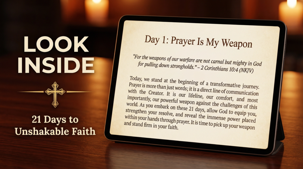 Prayer Is My Weapon devotional cover