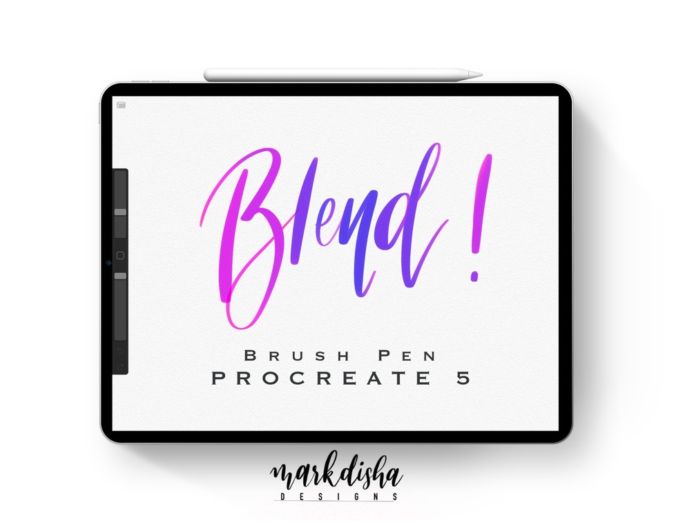 Procreate Blend Brush Pen