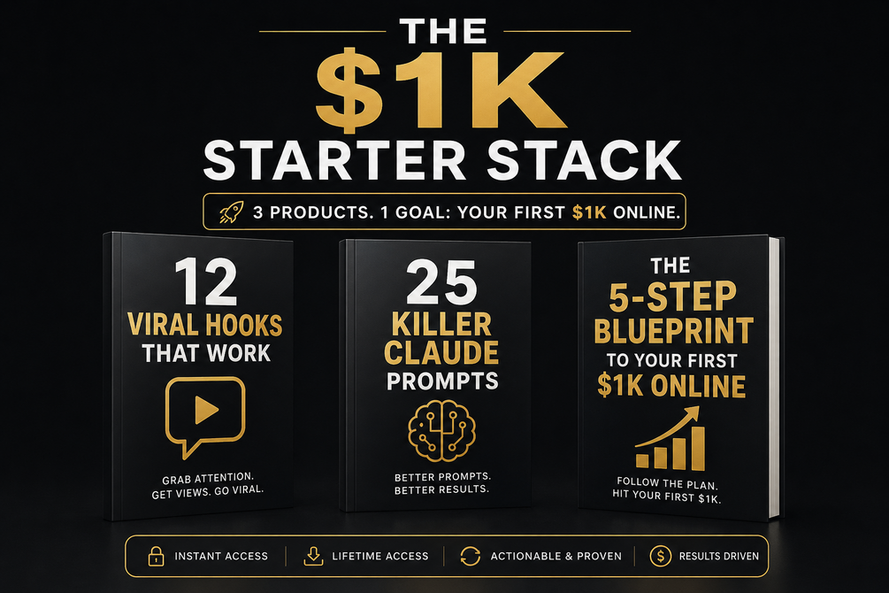 The $1K Starter Stack — complete starter kit cover