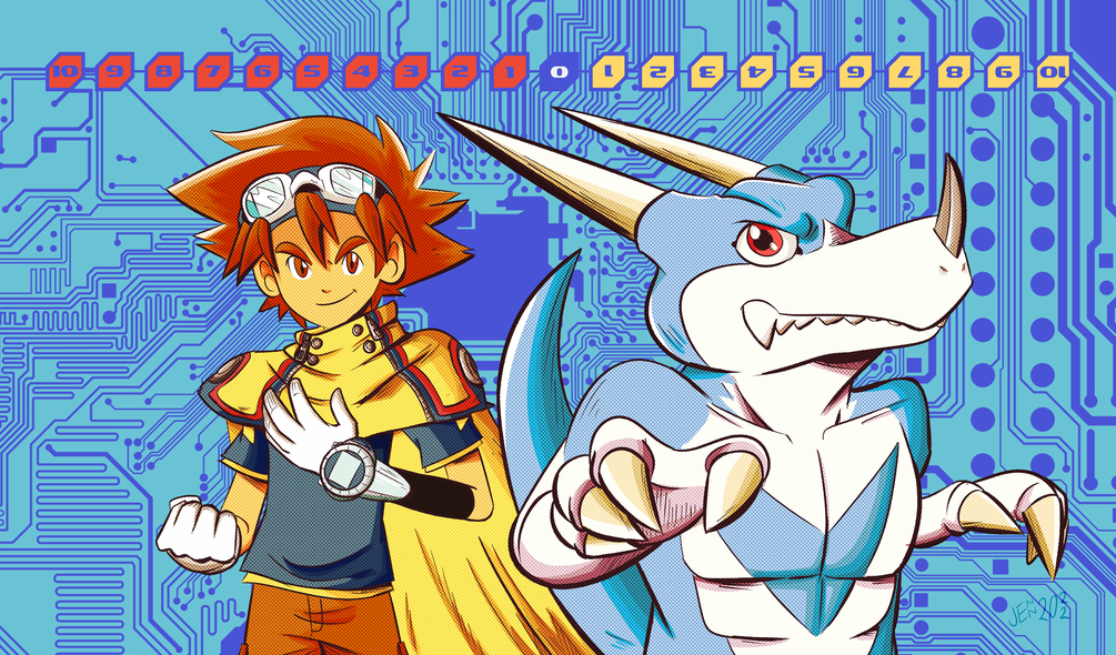 Tribute to Digimon Adventure VTamer Playmat Design DIGITAL FILE ONLY
