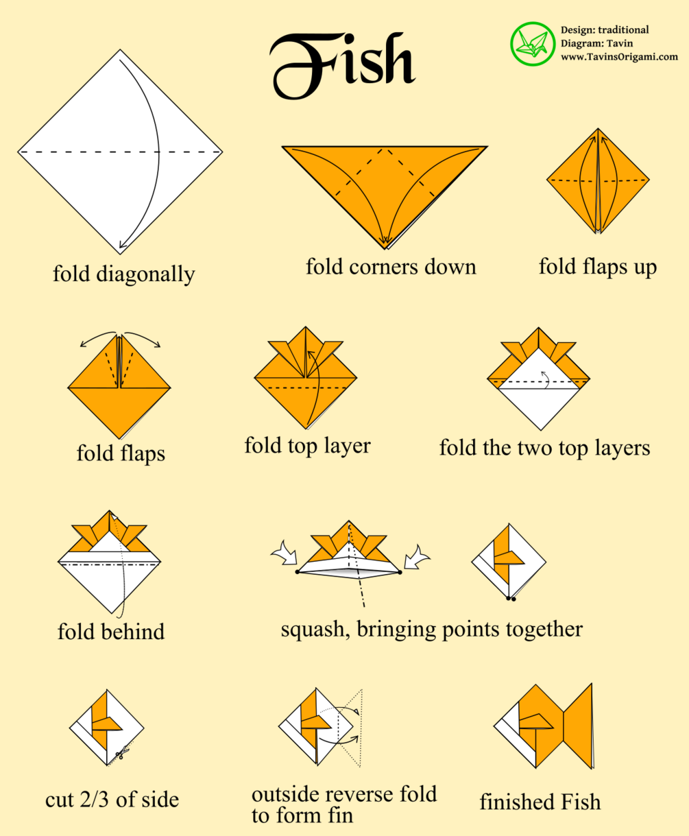 Easy Origami Book With Picture Diagrams