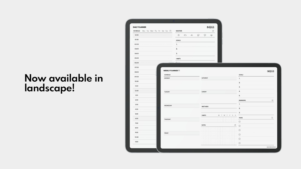 Daily/Weekly/Monthly Planner Sheets with Apple Calendar Integration