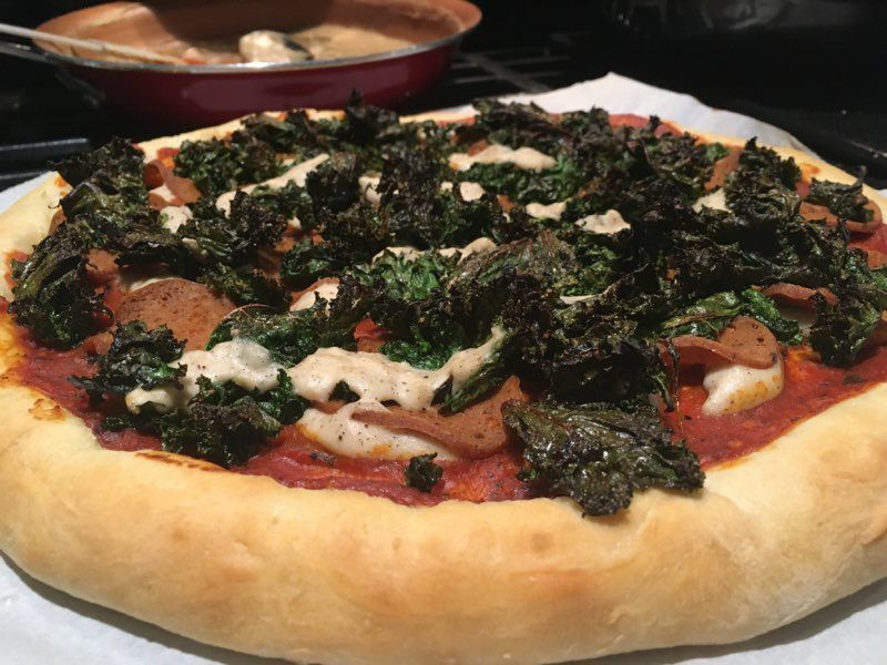 4 Weekly Deliveries of Seitan Pizza Pies