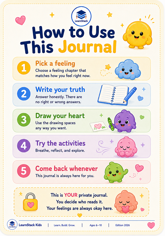 My Big Feelings Journal — A Safe Space for Every Emotion preview image 10