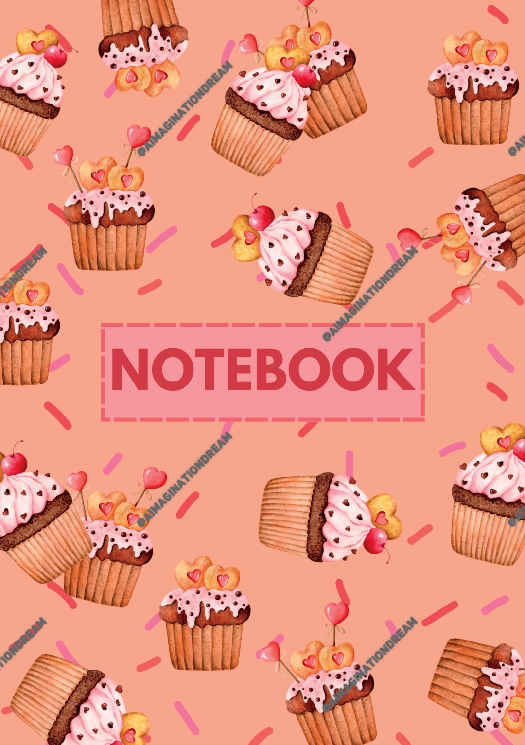 LOVE CUPCAKES A5 NOTEBOOK