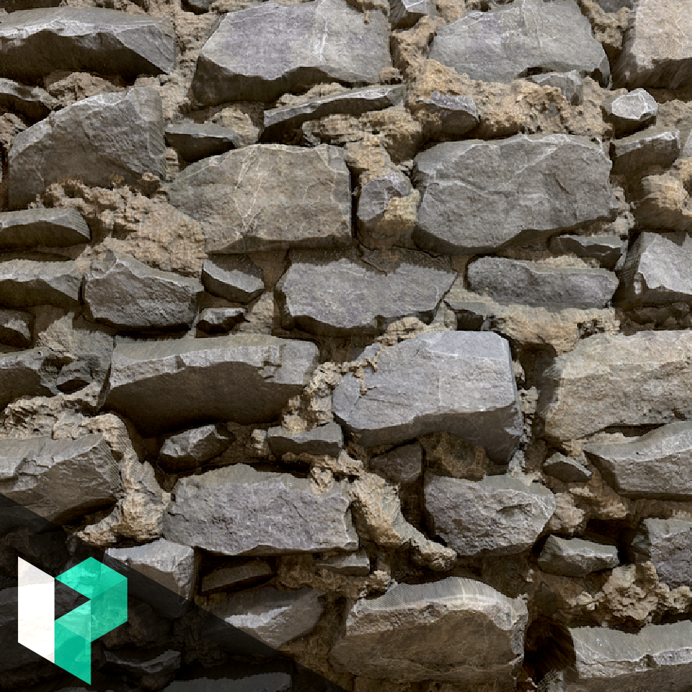 zbrush stone wall