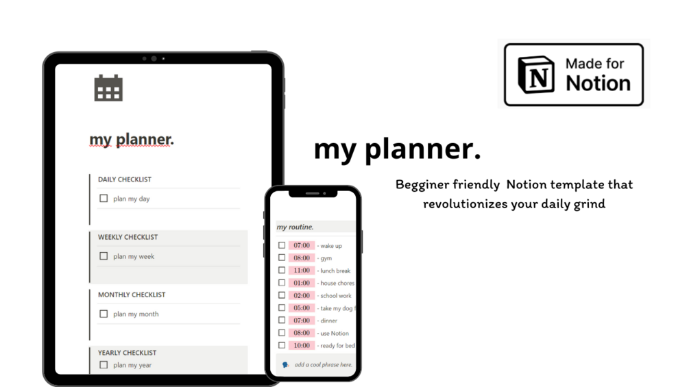 My Planner Your Ultimate Productivity Companion