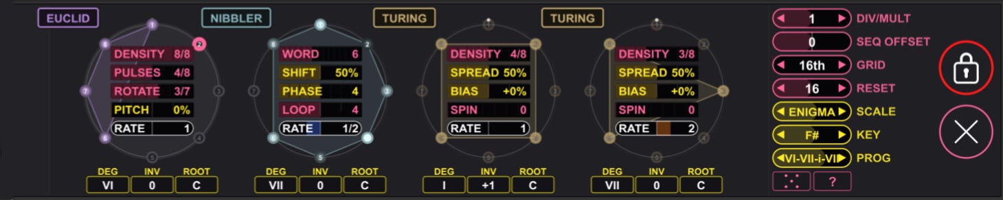 KANTIAN Sequencer Detail View