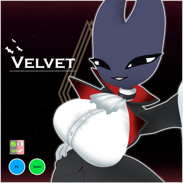 Velvet 3dModel. Animation rig/VRChat