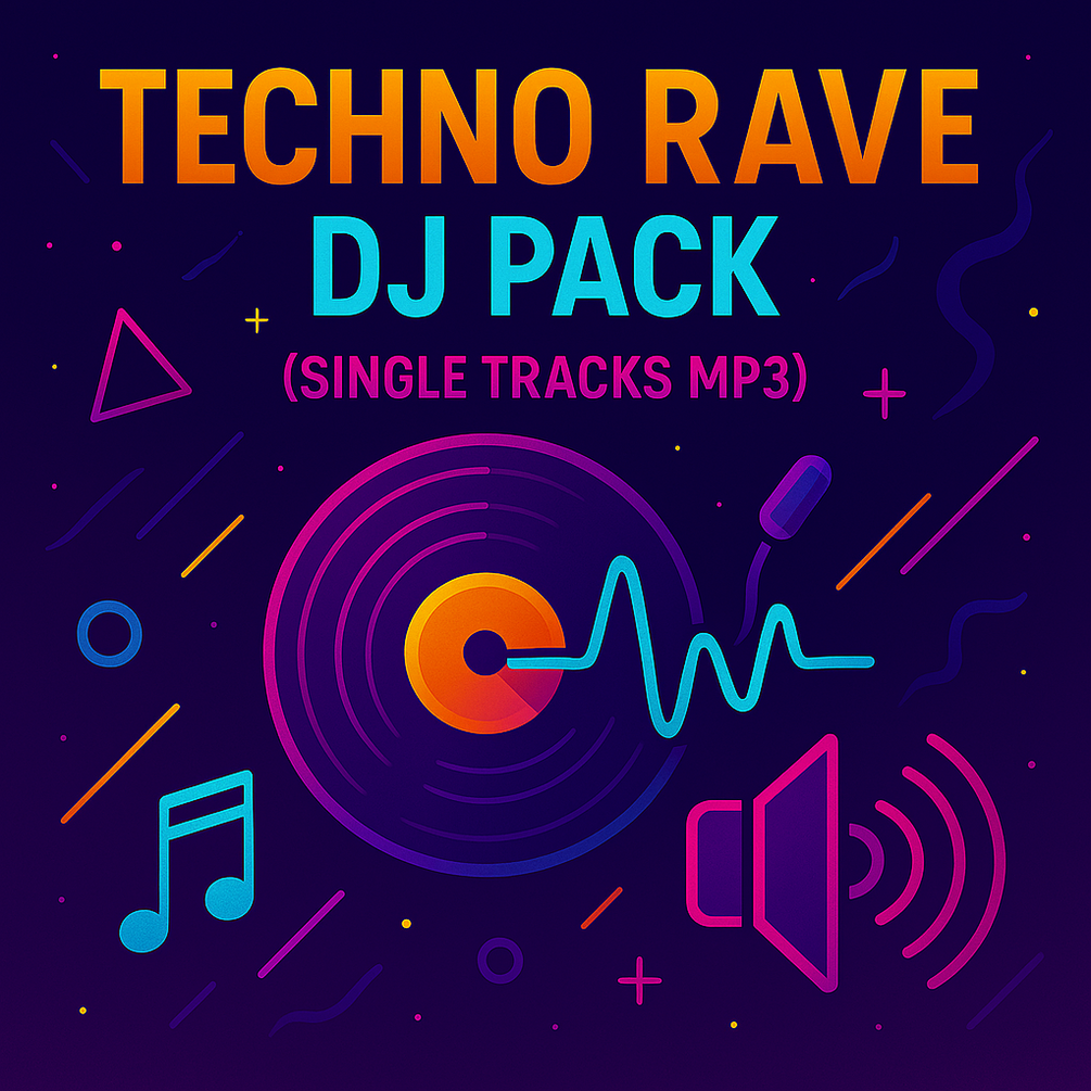 TECHNO RAVE DJ PACK (150 traks)
