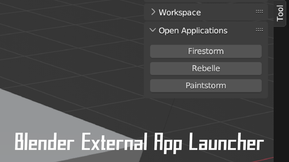External App Launcher (Blender 3.5.1 Addon)